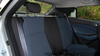 Hyundai i20 Active Diesel Aqua Blue rear seats Review