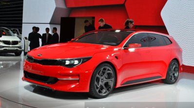 Kia Sportspace Concept front three quarter(3) view at 2015 Geneva Motor Show