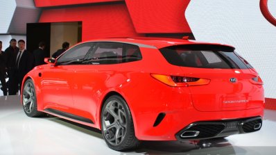 Kia Sportspace Concept rear side quarter(2) view at 2015 Geneva Motor Show