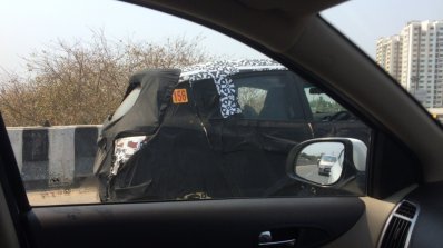Mahindra S101 side test mule spotted in Chennai, India