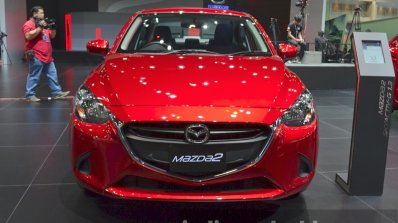 Mazda2 Sedan petrol variant at the 2015 Bangkok Motor Show