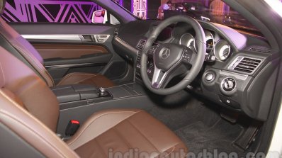 Mercedes E400 Cabriolet cabin from the launch in India