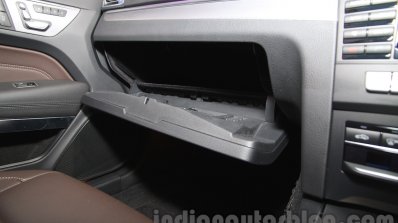 Mercedes E400 Cabriolet glovebox from the launch in India