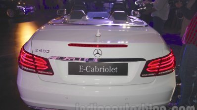 Mercedes E400 Cabriolet rear from the launch in India