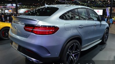 Mercedes GLE Coupe rear three quarter view at the 2015 Bangkok Motor Show
