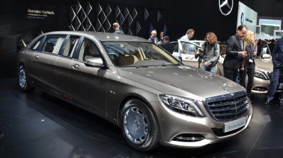 Mercedes Maybach Pullman front left view at Geneva Motor Show.jpg