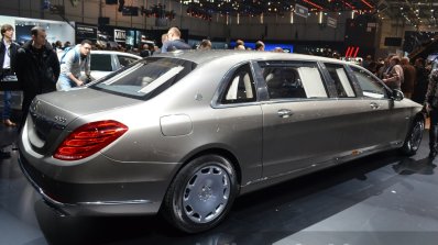 Mercedes Maybach Pullman rear right quarter view at Geneva Motor Show.jpg