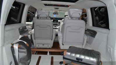 Mercedes V-ision-e concept boot view at 2015 Geneva Motor Show
