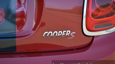 Mini Cooper S badge