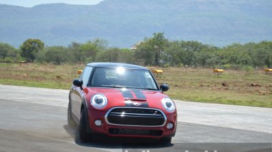 Mini Cooper S cornering