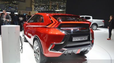 Mitsubishi Concept XR-PHEV II rear three quarter view at the 2015 Geneva Motor Show