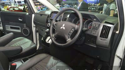 Mitsubishi Delica dashboard at the 2015 Bangkok Motor Show
