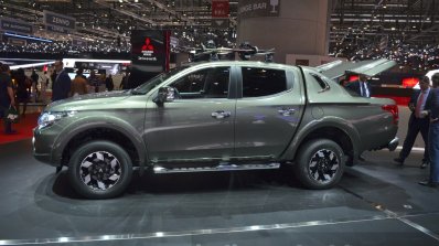 Mitsubishi L200 side profile at the 2015 Geneva Motor Show