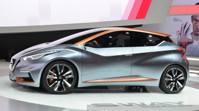 Nissan Sway Concept side at the 2015 Geneva Motor Show