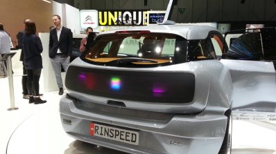Rinspeed Budii Concept rear at the 2015 Geneva Motor Show
