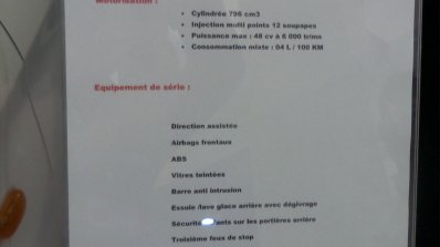 Suzuki-Alto-800-info-sheet-at-algeria-Motor-Show