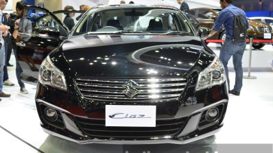 Suzuki Ciaz black front at the 2015 Bangkok Motor Show