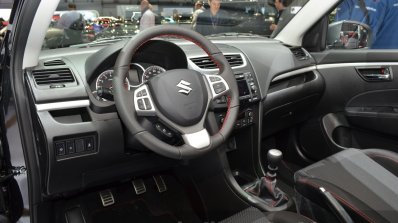 Suzuki Swift Sport interior at 2015 Geneva Motor Show