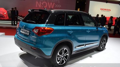 Suzuki Vitara rear quarter at the 2015 Geneva Motor Show