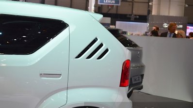 Suzuki iM-4 concept rear quarter panel view at 2015 Geneva Motor Show