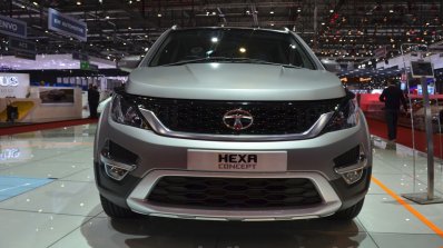 Tata Hexa front fascia at the 2015 Geneva Motor Show