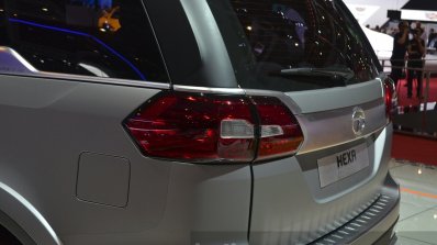 Tata Hexa taillight at the 2015 Geneva Motor Show