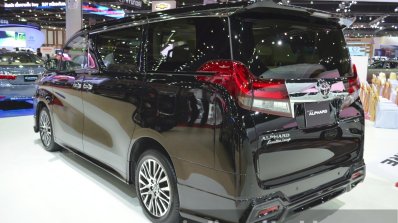 Toyota Alphard rear three quarter at the 2015 Bangkok Motor Show