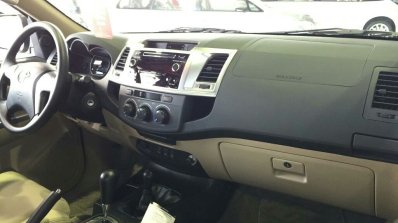 Toyota Fortner 60th Anniversary Edition dashboard