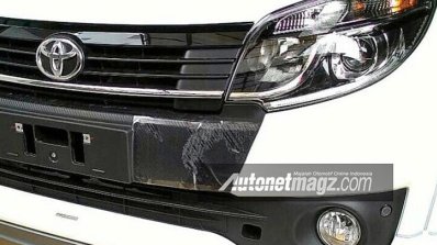 Toyota Rush facelift grille Indonesia specification