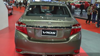 Toyota Vios rear at the 2015 Bangkok Motor Show