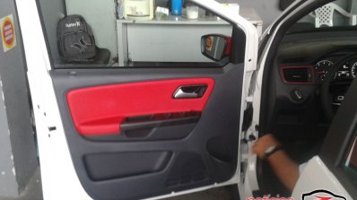 VW Fox Pepper door trim spied