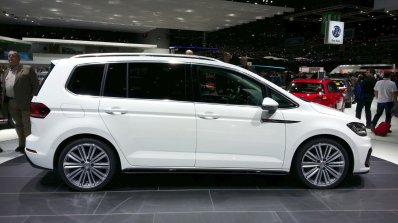 VW Touran side at the 2015 Geneva Motor Show