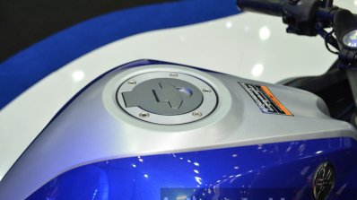 Yamaha YZF-R3 fuel lid at 2015 Bangkok Motor Show