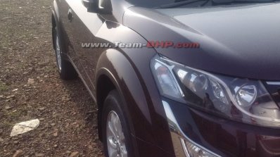 2015 Mahindra XUV500 facelift front spied