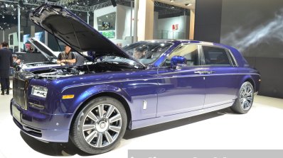 2015 Rolls Royce Phantom Limelight Collection side three quarter at the Auto Shanghai 2015