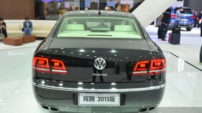 2015 Volkswagen Phaeton rear at Auto Shanghai 2015
