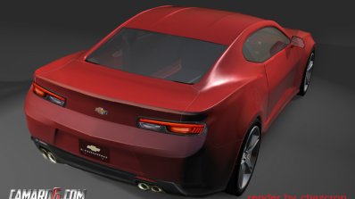 2016 Chevrolet Camaro rear rendering