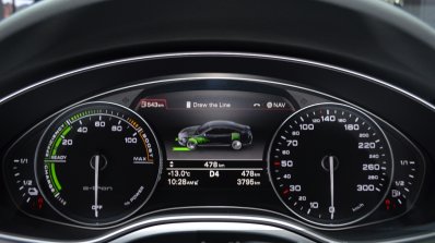 Audi A6 L e-tron instrument cluster at Auto Shanghai 2015