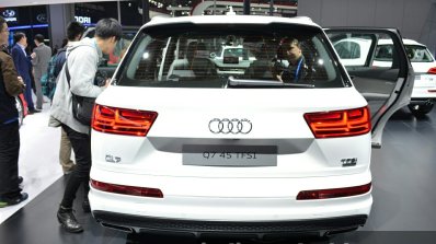 Audi Q7 e-tron 2.0 TFSI quattro rear at Auto Shanghai 2015