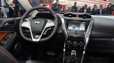 BYD Yuan concept dashboard at Auto Shanghai 2015