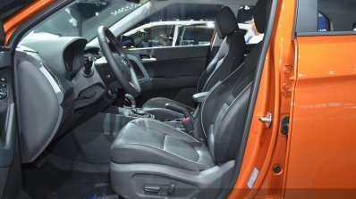 Hyundai ix25 front seats at Auto Shanghai 2015