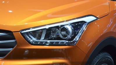 Hyundai ix25 headlight at Auto Shanghai 2015