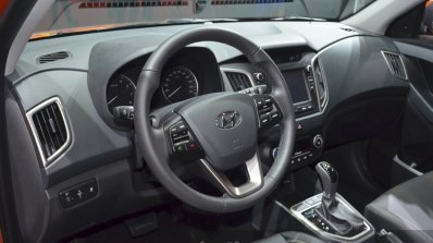 Hyundai ix25 interior at Auto Shanghai 2015