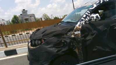 Mahindra S101 bonnet spied by IAB reader Mr. Mohammed