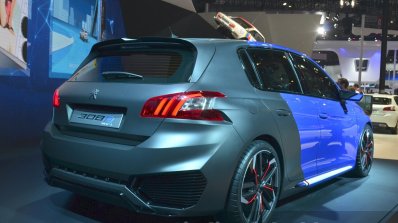 Peugeot 308 R Hybrid rear three quarter at Auto Shanghai 2015