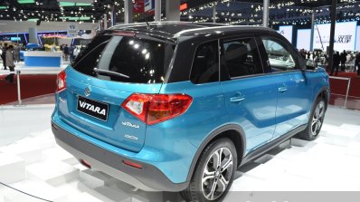 Suzuki Vitara rear three quarter at Auto Shanghai 2015