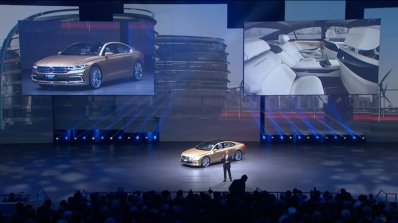 VW C Coupe GTE Concept interior at VW Group Night Shanghai 2015