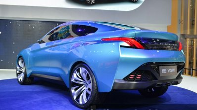 Venucia VOW concept rear three quarter at Auto Shanghai 2015