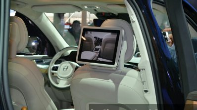Volvo XC90 Excellence screen at Auto Shanghai 2015