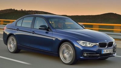 2015 BMW 3 Series front quarters facelift leaked